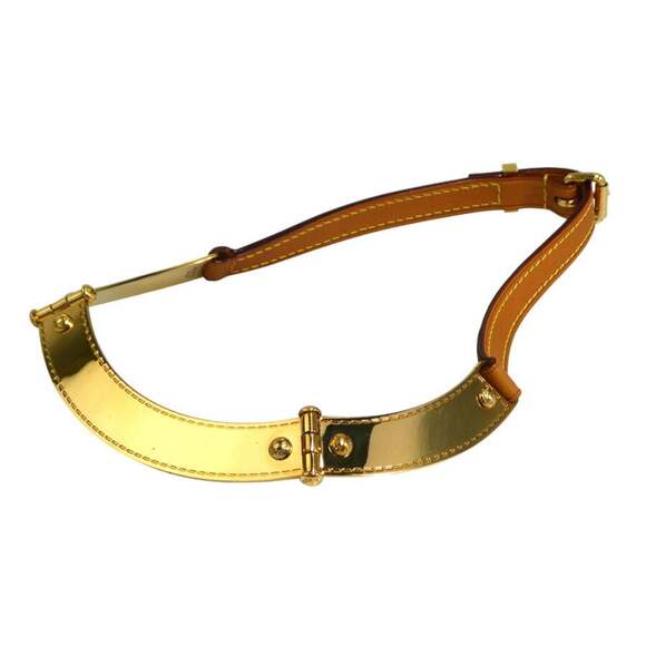 LOUIS VUITTON Brown Leather Necklace - Picture 3 of 5